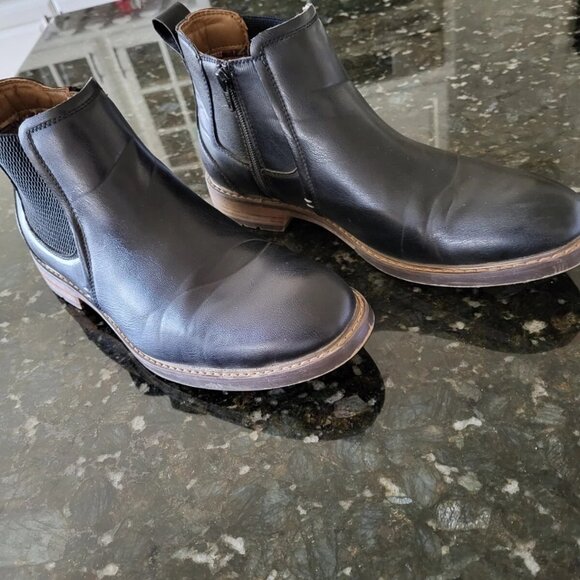 Madden NYC Boots Mens 10 Chelsea Ankle Side Zipper - Picture 1 of 4